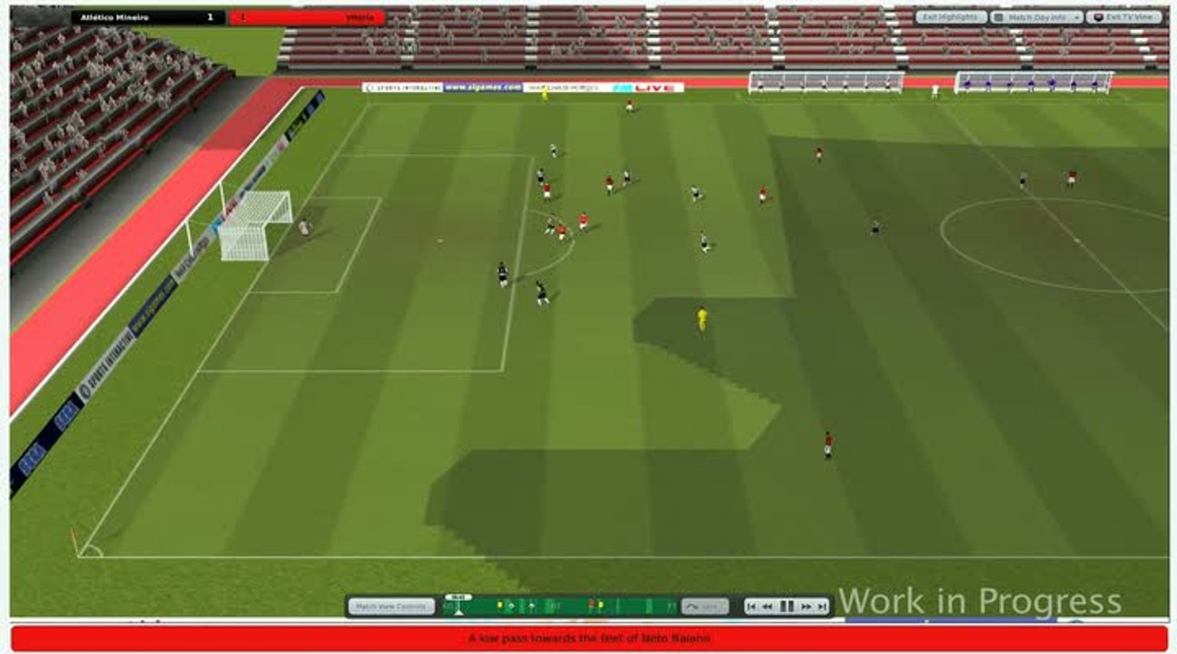 Football Manager 2010 : Match avec son