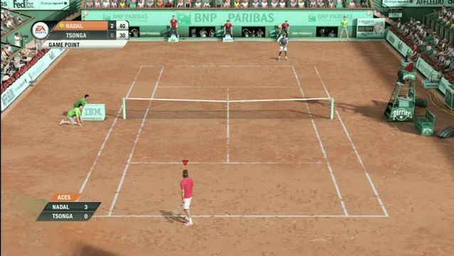 Grand Chelem Tennis 2 : Rafael Nadal vs Jo-Wilfried Tsonga