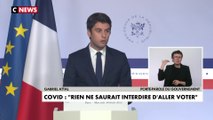 Covid-19 : les Français testés positifs «pourront aller voter», indique Gabriel Attal