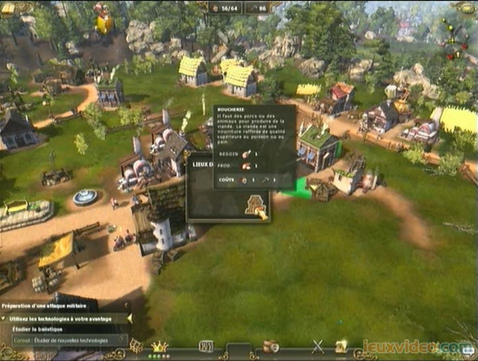 The Settlers 7 : A l'Aube d'un Nouveau Royaume : 1/2 : Campagne