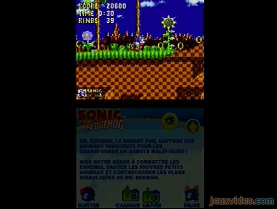 Sonic Classic Collection : Sonic the Hedgehog 1 - Green Hill Zone
