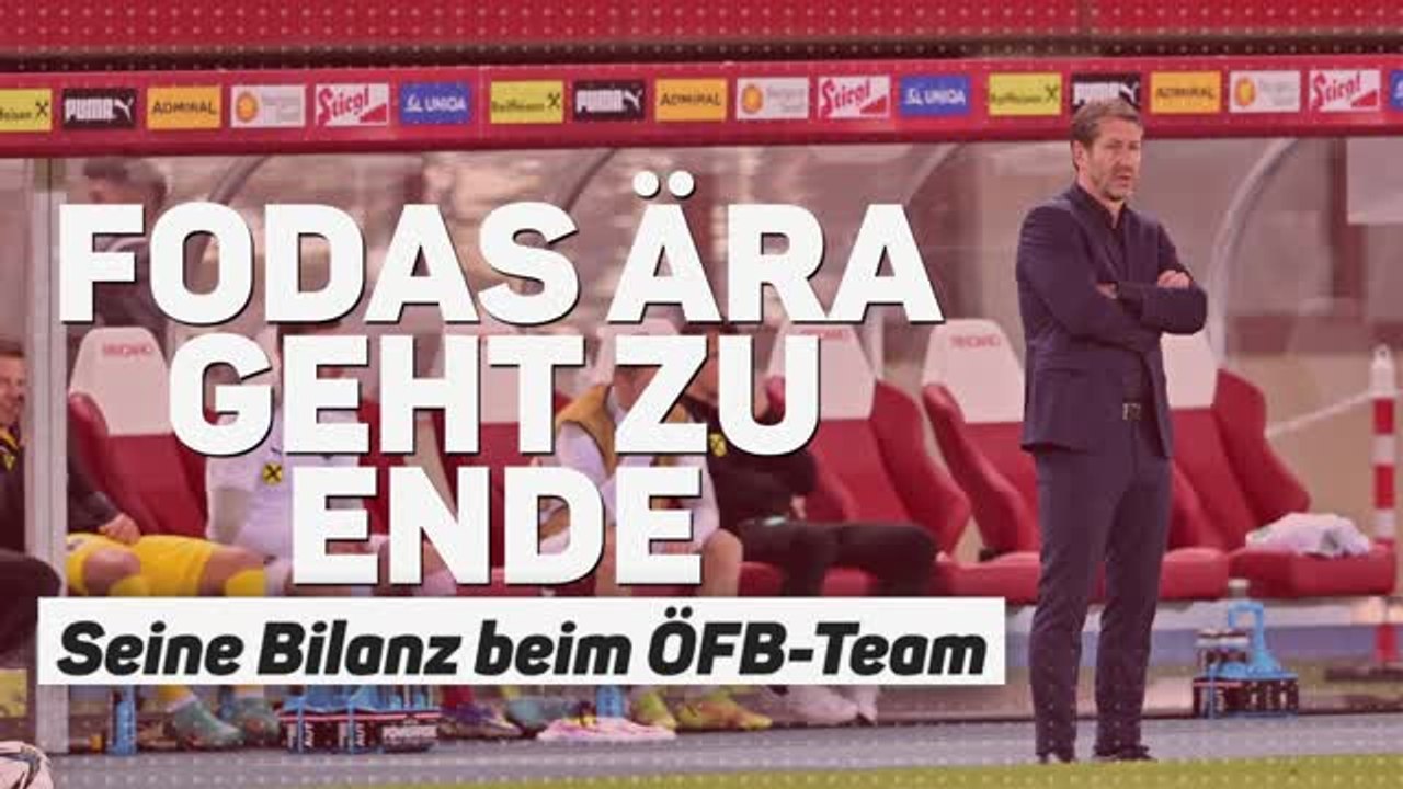 Fodas Ära endet: Seine Bilanz als ÖFB-Teamchef
