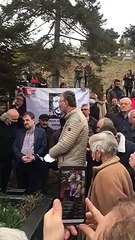 Alper Taş, Cihan Alptekin'in mezası başında konuştu