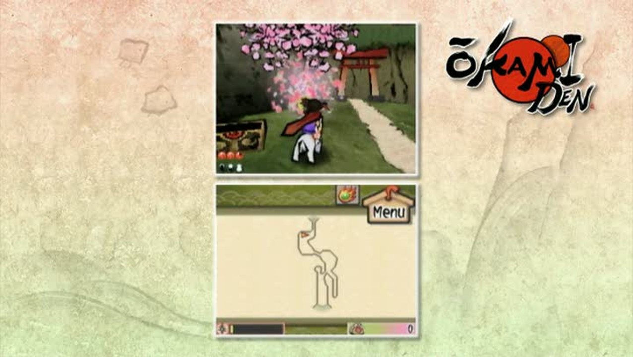 Okami Den : Phases de gameplay