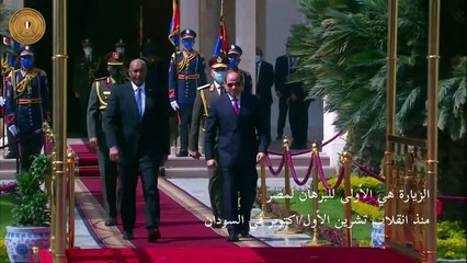استقبال رسمي للبرهان في أول زيارة للقاهرة منذ الانقلاب