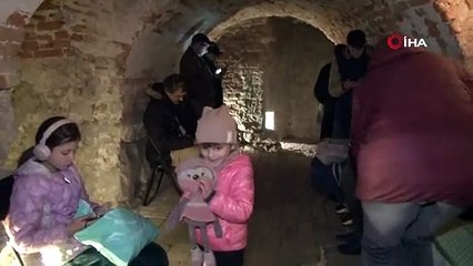 Lviv'de siren sesleri bir kez daha yükseldi! Halk sığınaklara akın etti