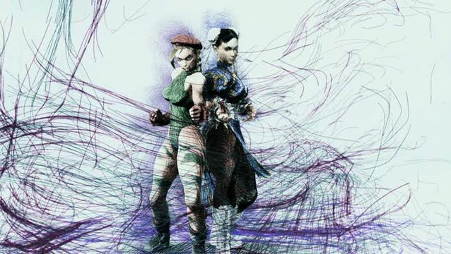 Super Street Fighter IV : Juri contre Chun Li