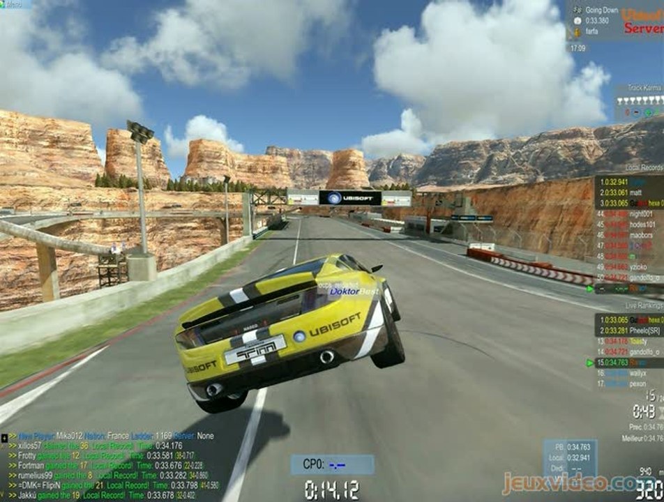 TrackMania² : Canyon : Going Down