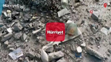 Rusya’nın saldırılarında Kiev’deki bir okul hasar gördü