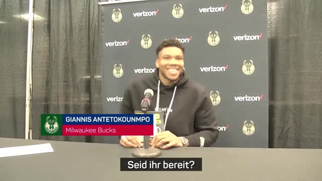 Der kommt flach: Giannis startet PK mit Dad-Joke