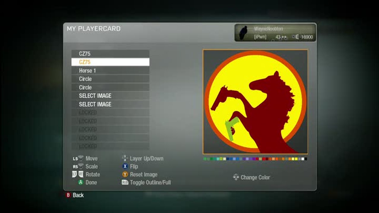 Call of Duty : Black Ops : Personnalisation multijoueur