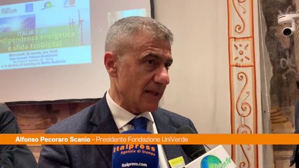 Pecoraro Scanio "Rinnovabili per indipendenza energetica"