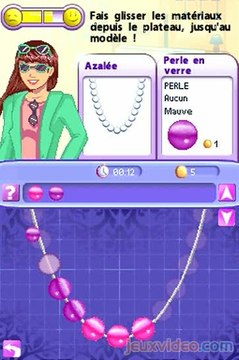 Girls Life : Strass and Diamonds : un collier rose