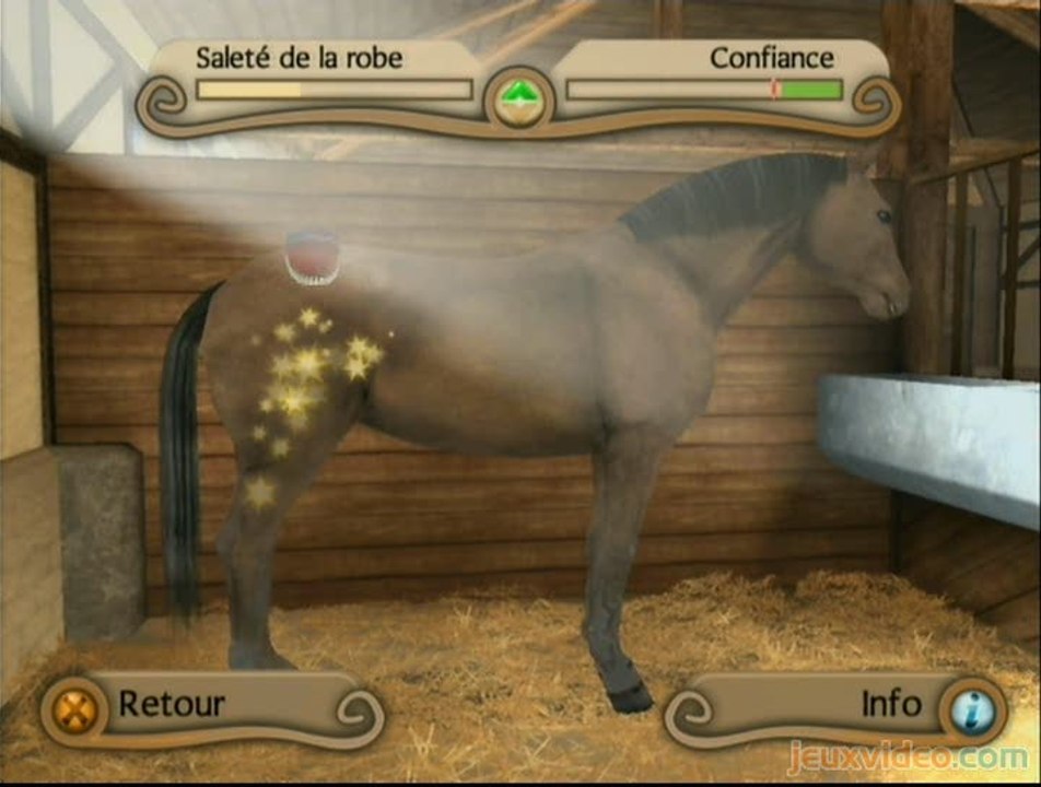 Alexandra Ledermann : L'Eté au Haras : Alexandra monte un  cheval