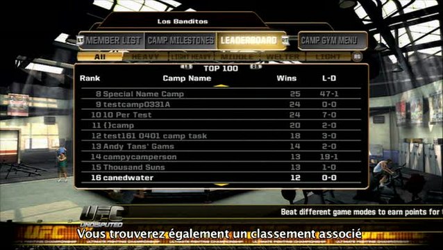 UFC 2010 Undisputed : Fight Camps