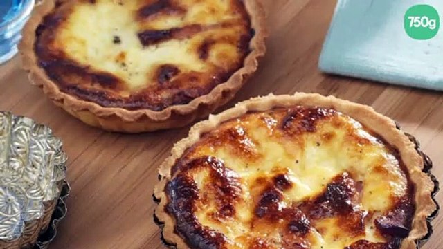 Quiche au Chavroux et aux petits lardons