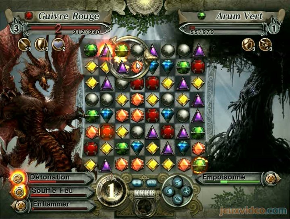 Gyromancer : Guivre rouge Vs Arum Vert