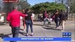¡Tomada la carretera al sur! Padres exigen docentes para un centro educativo de Santa Ana