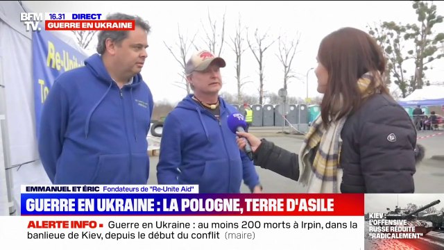 Emmanuel et Éric ont monté un cybercafé pour les réfugiés ukrainiens en Pologne