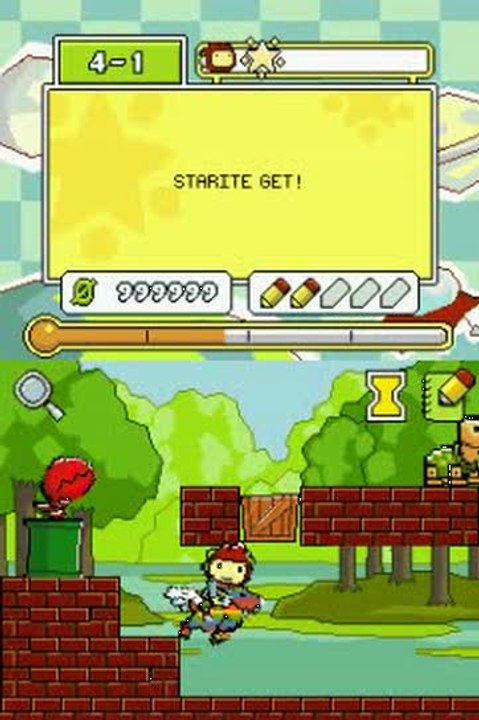 Super Scribblenauts : Les Enigmes de Maxwell : Résolution d'un niveau