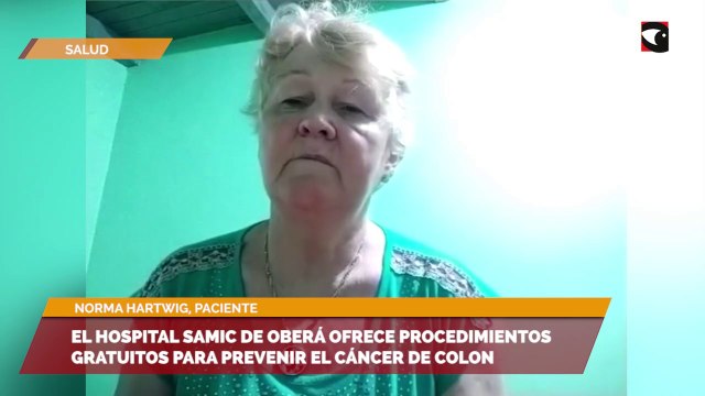 El Hospital Samic De Oberá ofrece procedimientos gratuitos para prevenir el Cáncer de Colon