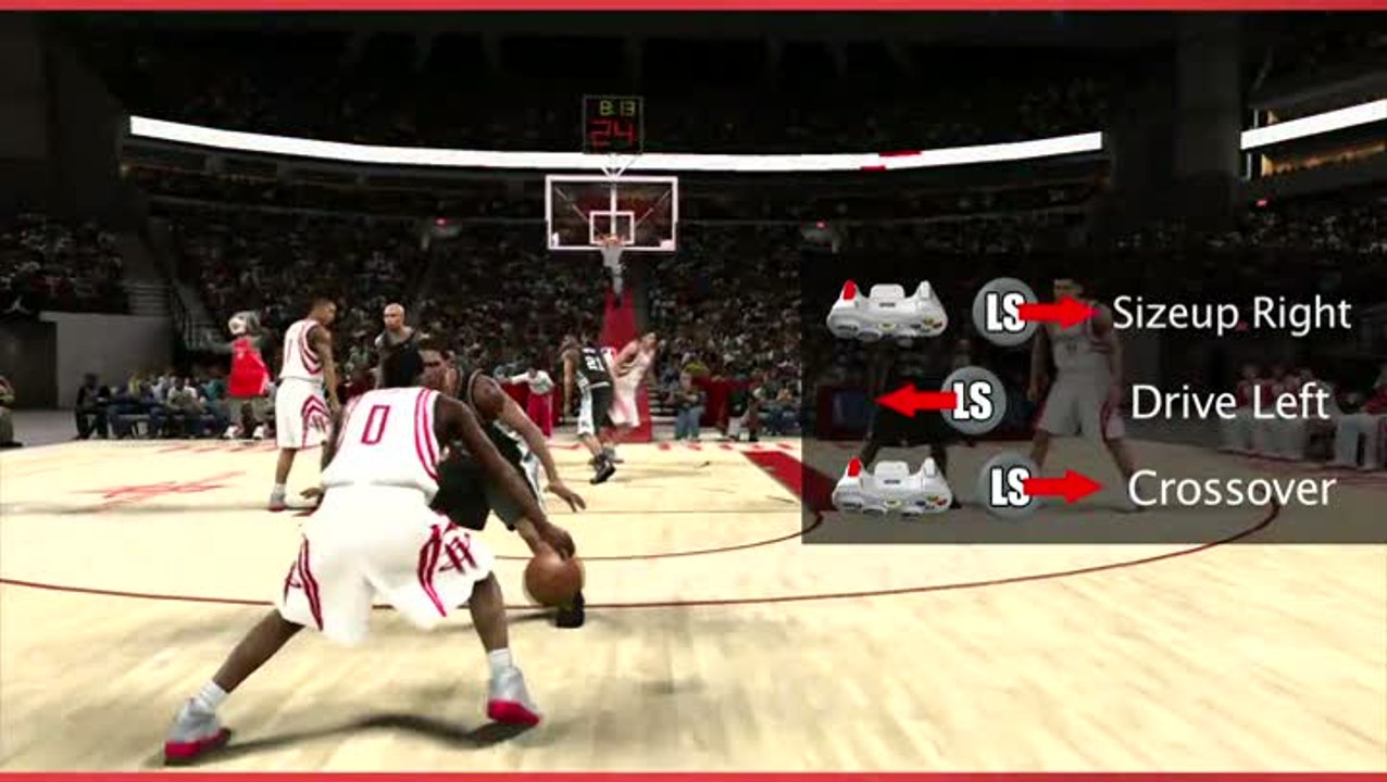 NBA 2K11 : Contrôle de balle et dribbles