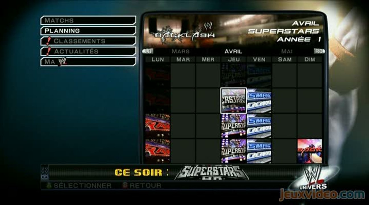 WWE Smackdown vs Raw 2011 : Mode Univers