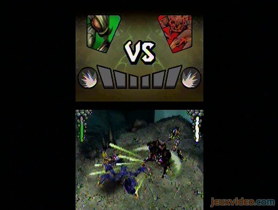 Combat de Géants : Insectes Mutants : Attaque d'un scorpion - Système de combat