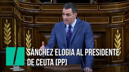 Sánchez elogia al presidente de Ceuta "aun siendo de otro partido"