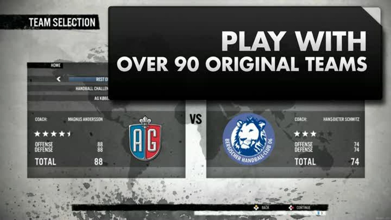 IHF Handball Challenge 12 : Fonctionnalités et contenu