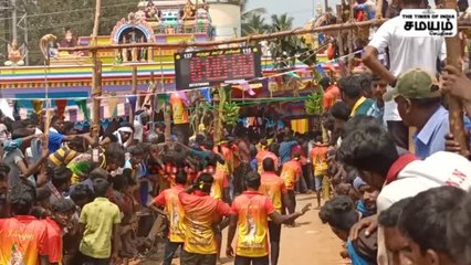 காளியம்மன் திருவிழா; சீறிப்பாய்ந்த காளைகள்; அடக்கிய காளையர்கள்!