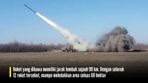 Sistem roket peluncuran ganda paling kuat Rudal BM-30 Smerch diluncurkan Oleh Militer Ukraina dari Belgorod