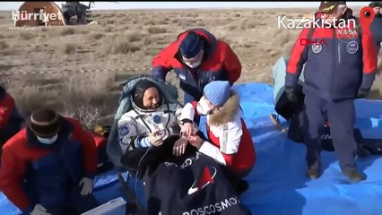 Soyuz MS-19 astronot ve kozmonotları, Dünya’ya döndü