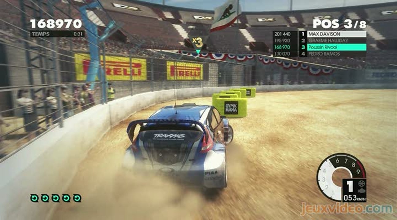 DiRT 3 : 2/2 : Gymkhana et écran splitté