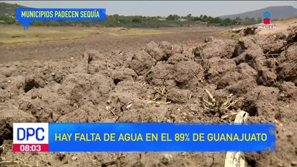 Bajos niveles de agua en varios estados de México