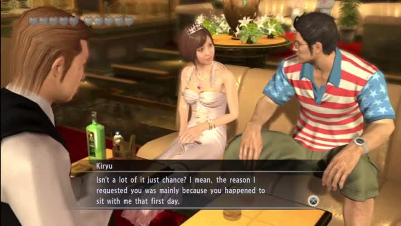 Yakuza : Dead Souls : Ce qu'il ne faut pas dire à une hôtesse