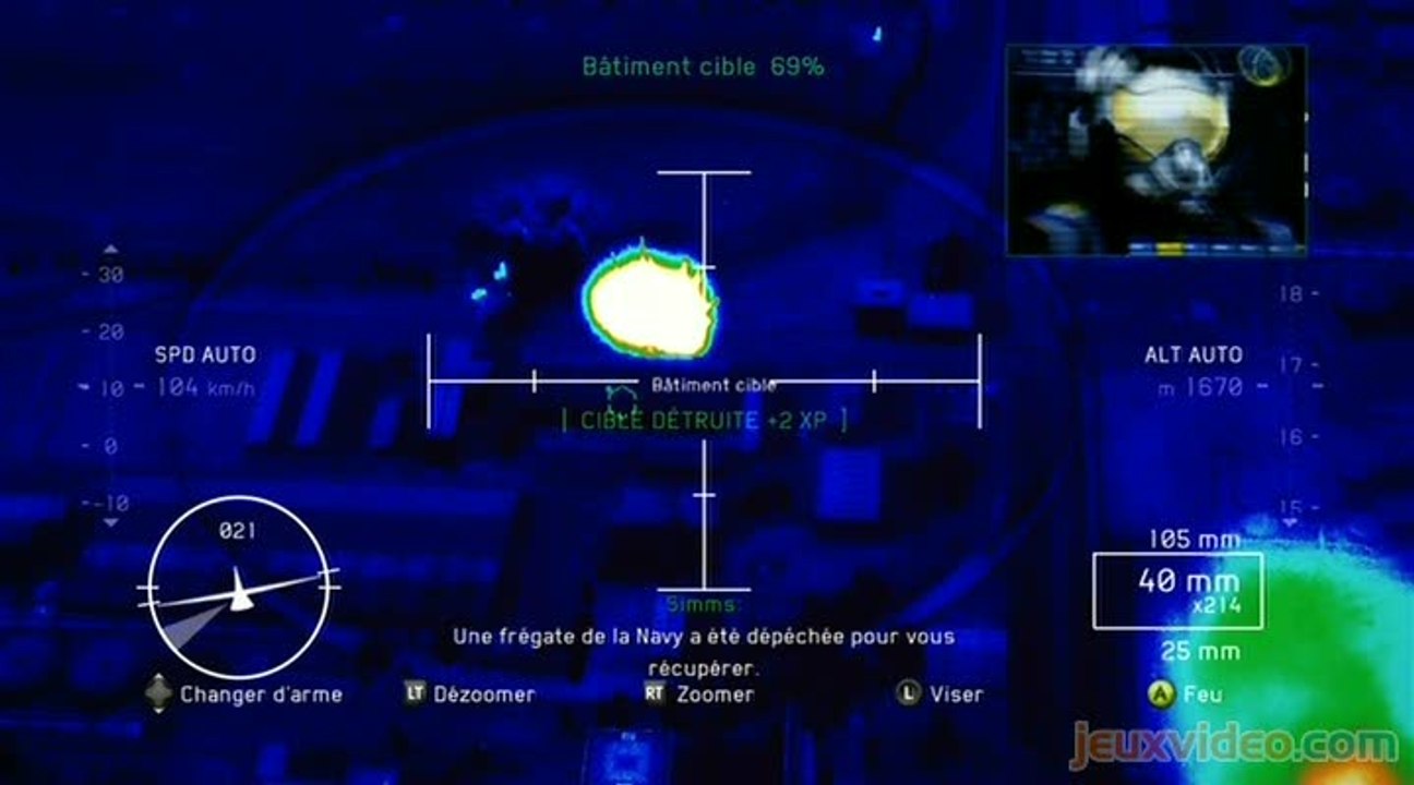 Tom Clancy's H.A.W.X. 2 : 2/2 : AC 130 Gunship dans ta face
