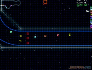Super Laser Racer : Une course disputée