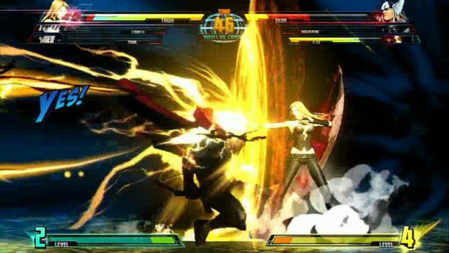 Marvel vs. Capcom 3 : Fate of Two Worlds : TGS 2010 : Wolverine vs Tron