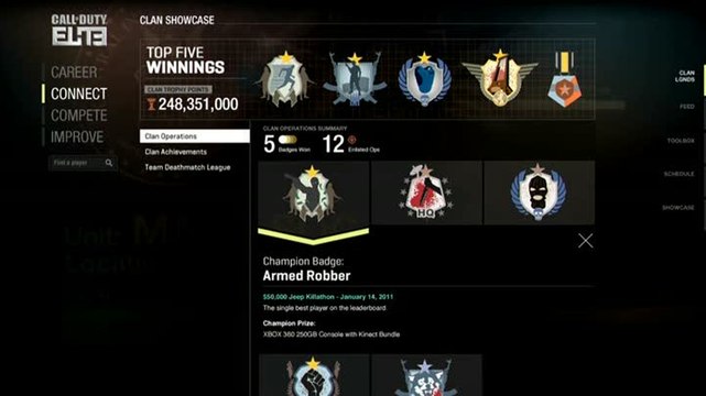 Call of Duty : Modern Warfare 3 : Présentation de Call of Duty Elite