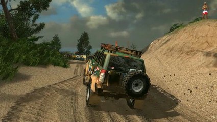 Off-Road Drive : Une plage de sable fin