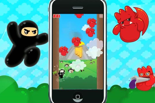 Ninjatown : Trees of Doom! : Aller plus haut