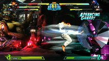 Marvel vs. Capcom 3 : Fate of Two Worlds : Hsien-Ko, Wolverine et Ryu vs. Arthur, Sentinelle et Tornade