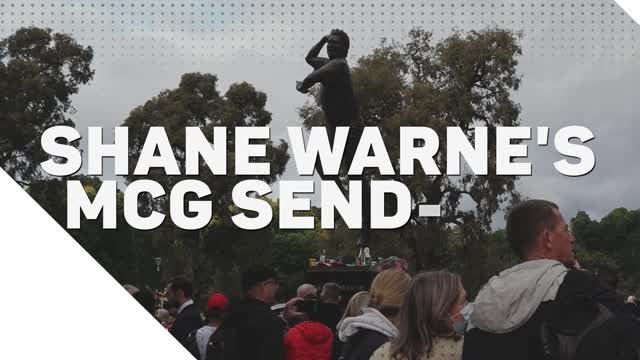 Fans pay tribute to 'humble, genuine' Warne at MCG memorial