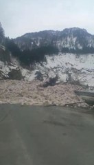 ÇIĞ DÜŞMESİ SONUCU KAPANAN TRABZON-BAYBURT KARA YOLU AÇILDI