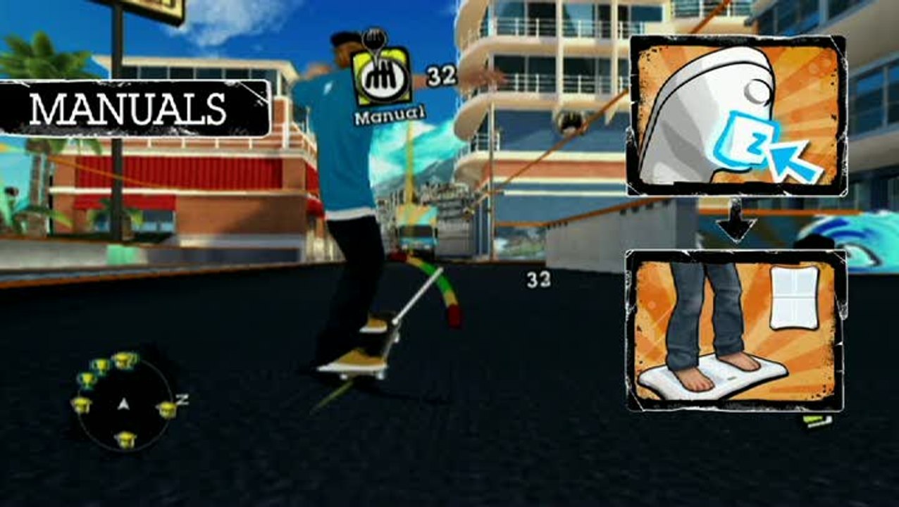 Shaun White Skateboarding : Contrôles