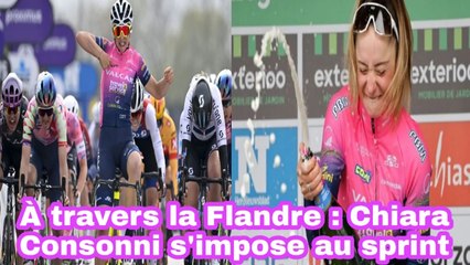 À Travers La Flandre: Chiara Consonni S'impose Au Sprint - Cyclisme 2022