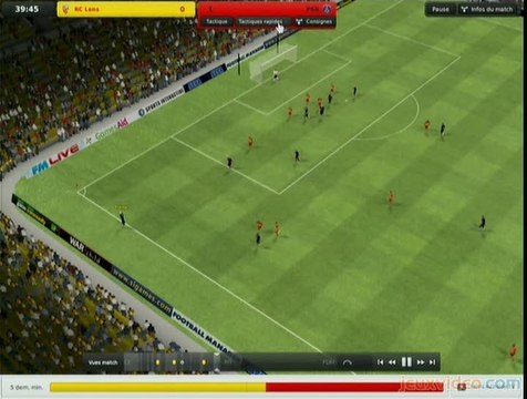 Football Manager 2011 : 2/2 : Moteur 3D