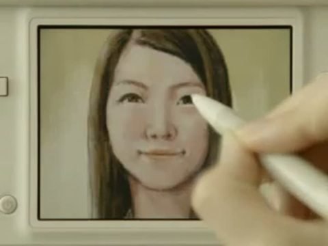 Art Academy : Publicité japonaise : la Jeune Fille aux sourcils