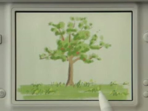 Art Academy : Publicité japonaise : la Jeune Fille et l'Arbre